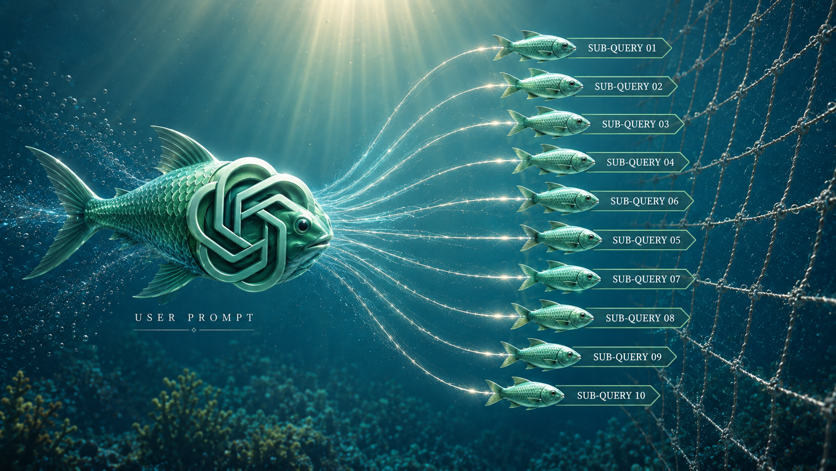 Query Fan-Out: Ein User Prompt zerlegt sich in parallele Sub-Queries
